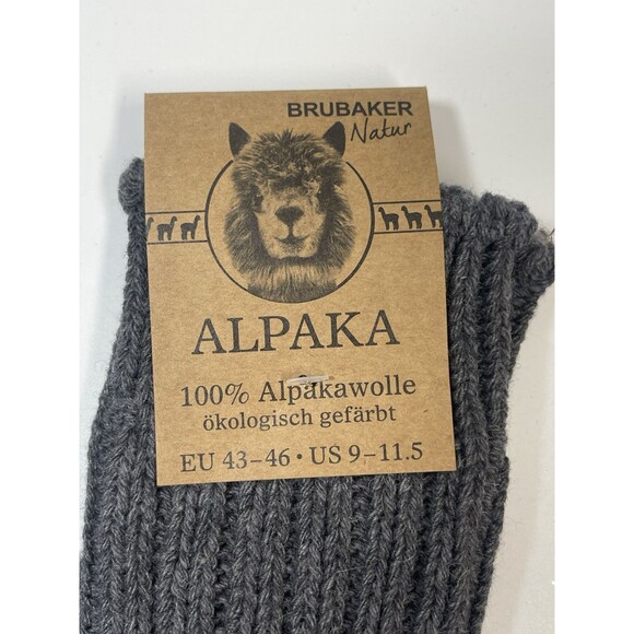 Brubaker Natur Alana Socks In Gray Sz 9-11.5 New - Picture 3 of 7
